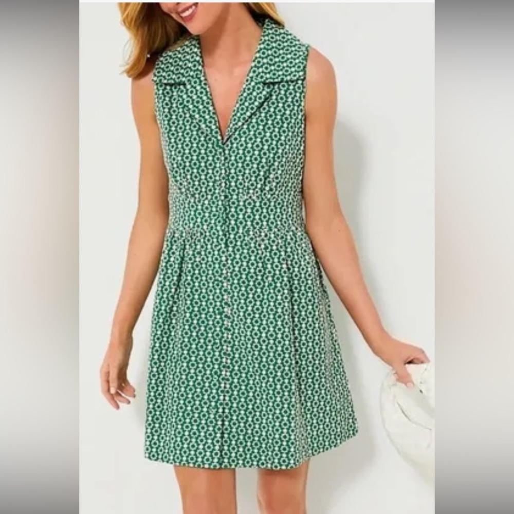 Pomander Place Greenbriar Eyelet Sleeveless Noelle Dress
